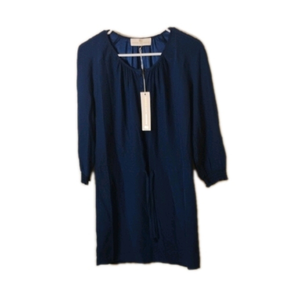 Amanda Uprichard Dresses & Skirts - Amanda Uprichard Deep Blue Long Sleeve Dress